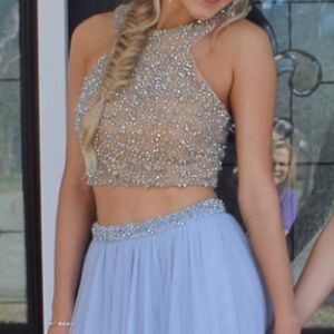 SHERRI HILL PROM DRESS lavender/blue